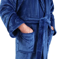 Blue Vancouver Canucks Plush Robe