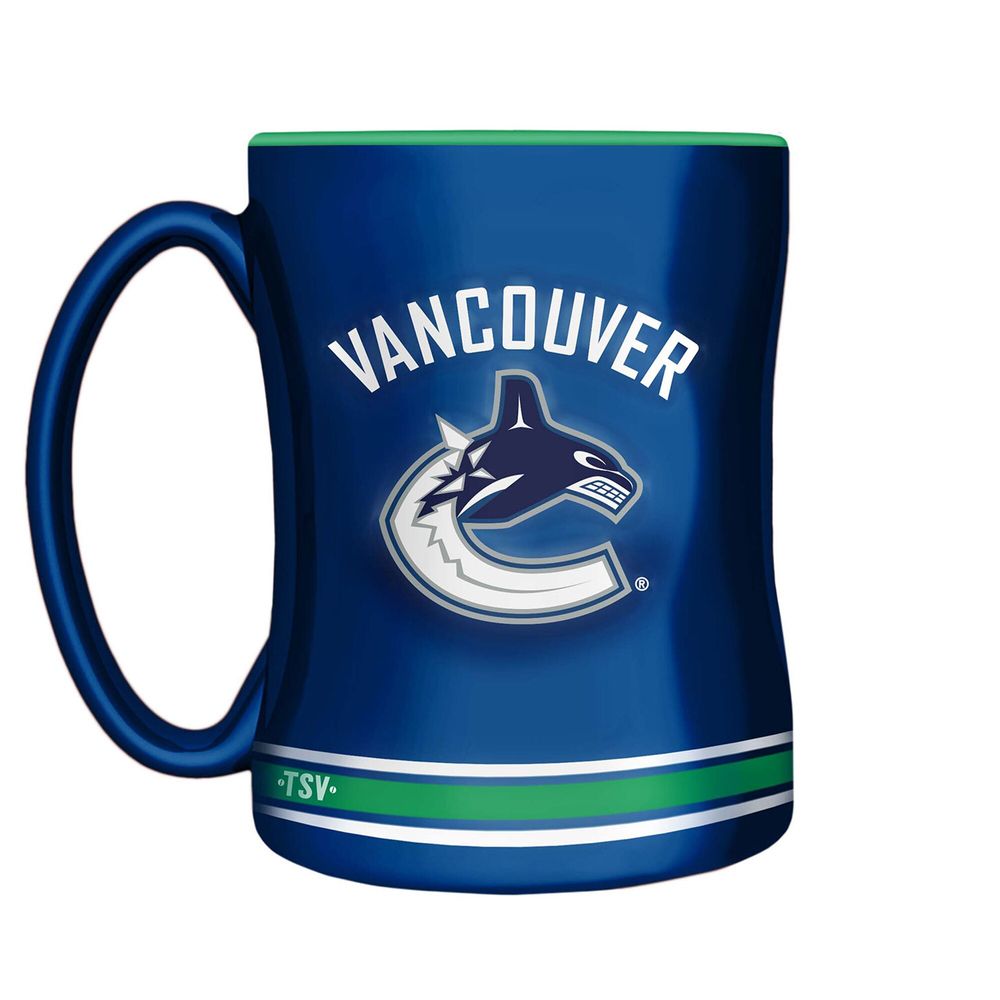 Blue Vancouver Canucks Sculpted Relief Mug