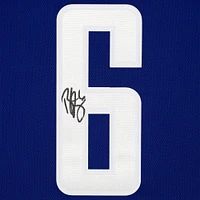 Brock Boeser Vancouver Canucks Autographed Blue Fanatics Breakaway Jersey