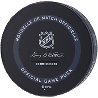 Brock Boeser Vancouver Canucks Autographed Official Game Puck with "300th NHL Game 2/24/22" Inscription