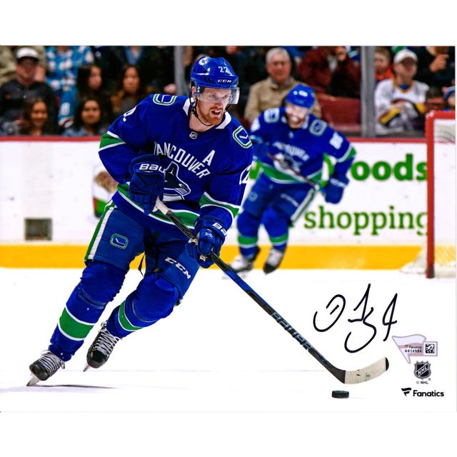 Quinn Hughes Vancouver Canucks Autographed 16 x 20 Reverse Retro Jersey Skating Photograph