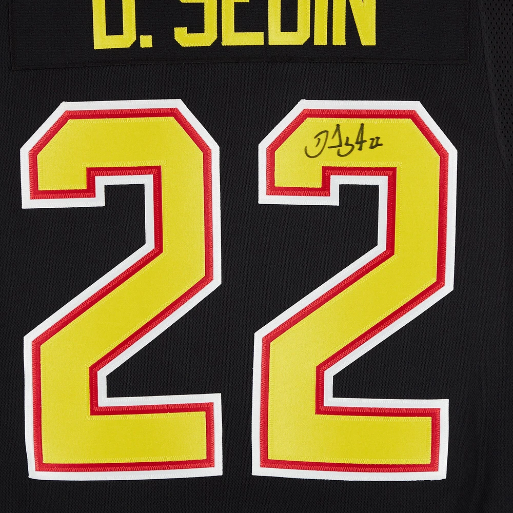 Daniel Sedin Vancouver Canucks Autographed Black Alternate adidas Authentic Jersey