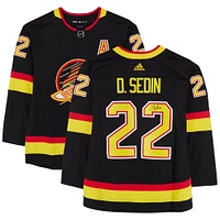 Daniel Sedin Vancouver Canucks Autographed Black Alternate adidas Authentic Jersey