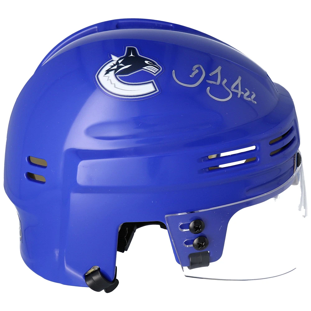 Daniel Sedin Vancouver Canucks Mini casque bleu dédicacé