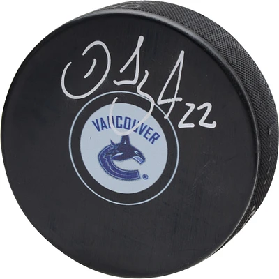 Daniel Sedin Vancouver Canucks Autographed Hockey Puck