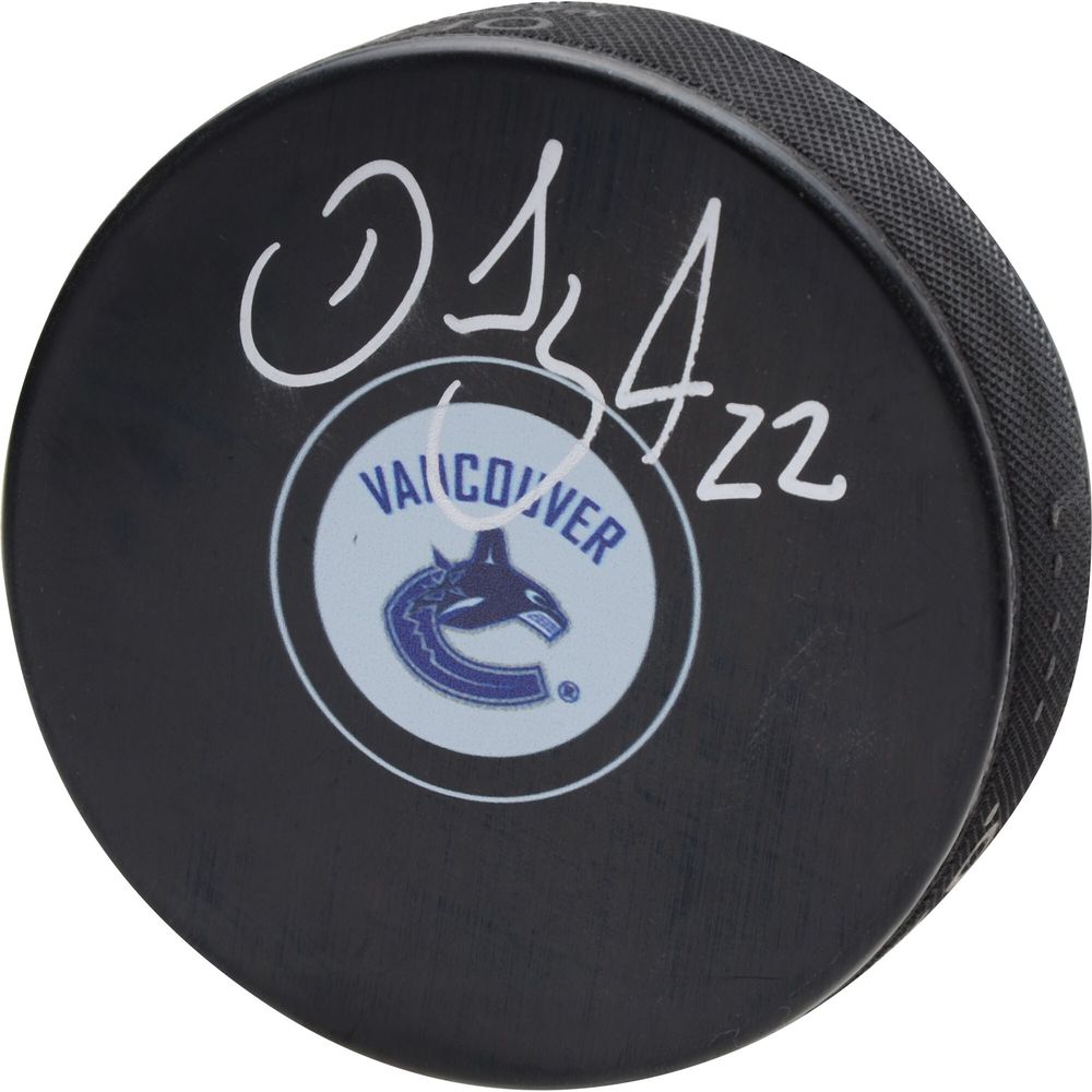 Daniel Sedin Vancouver Canucks Autographed Hockey Puck