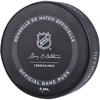 Daniel Sedin Vancouver Canucks Rondelle de jeu officielle autographiée avec inscription "HOF 22"