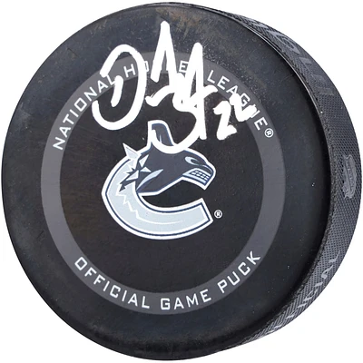 Daniel Sedin Vancouver Canucks Autographed Official NHL Game Puck