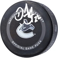 Daniel Sedin Vancouver Canucks Autographed Official NHL Game Puck