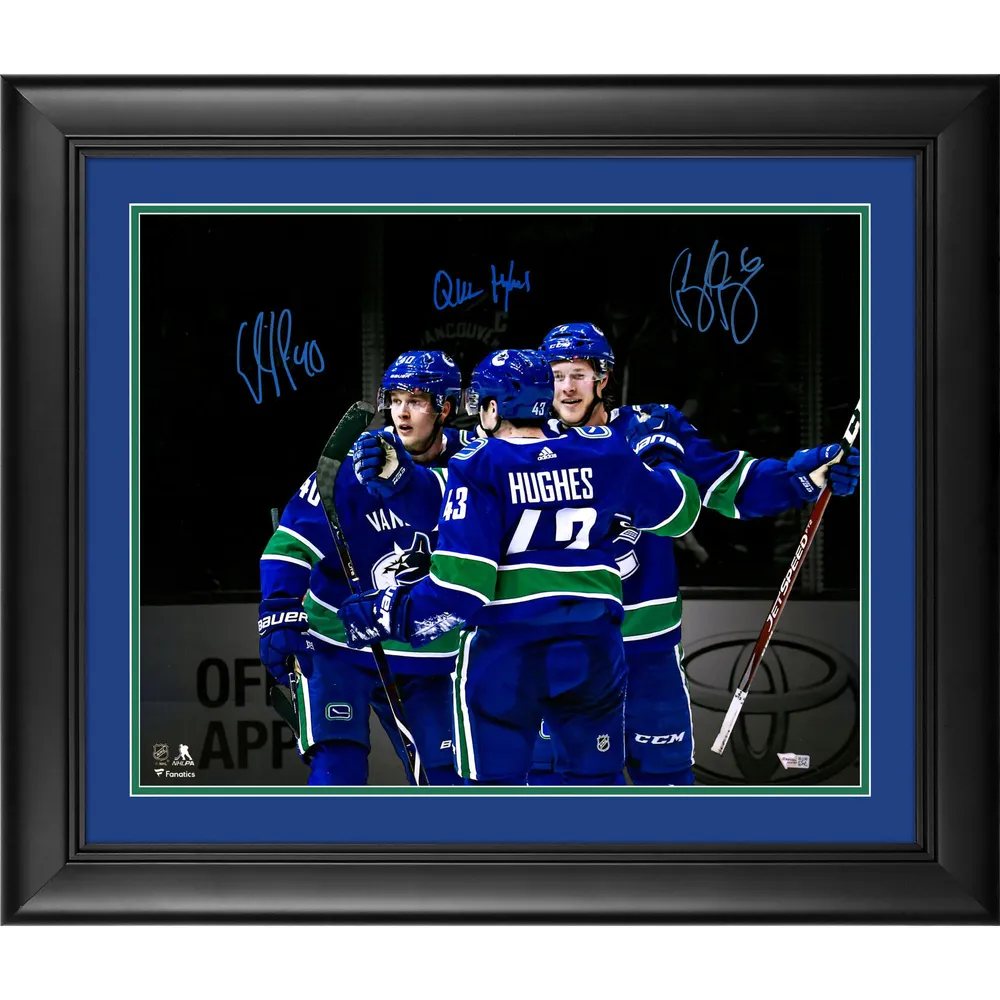 Lids Brock Boeser Vancouver Canucks Fanatics Authentic Autographed 16 x  20 Jersey Skating Photograph