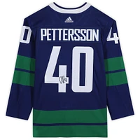 Elias Pettersson Vancouver Canucks Autographed Blue Alternate Adidas Authentic Jersey