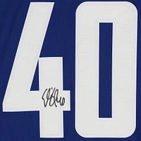 Elias Pettersson Vancouver Canucks Autographed Blue Fanatics Breakaway Jersey