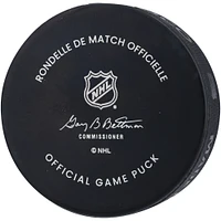 Rondelle de match officielle autographiée par Elias Pettersson des Canucks de Vancouver