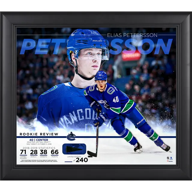 St. Louis Blues Jordan Binnington Fanatics Authentic Framed 15 x 17  Rookie Review Collage with Piece of Game-Used Puck - Limited Edition of 250