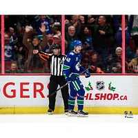 Elias Pettersson Vancouver Canucks Unsigned Goal Celebration Photograph