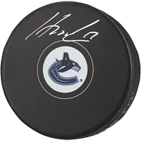 Filip Hronek Vancouver Canucks Autographed Hockey Puck 