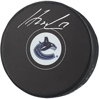 Filip Hronek Vancouver Canucks Autographed Hockey Puck 