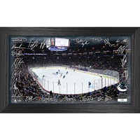 Highland Mint  Vancouver Canucks 12'' x 20'' 2024 Signature Rink Framed Photo