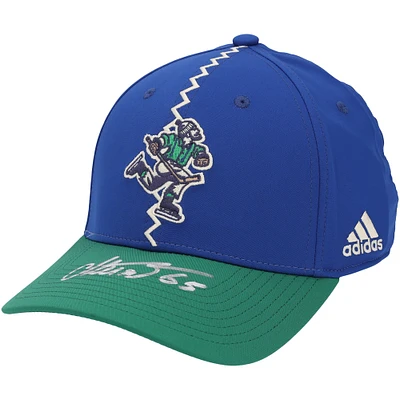 Casquette rétro inversée autographiée par Ilya Mikheyev des Canucks de Vancouver 2022-23