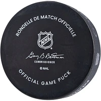 Ilya Mikheyev Vancouver Canucks Autographed Official Game Puck with "Van Debut 10/18/22" Inscription