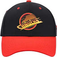 Men's Fanatics  Black/Red Vancouver Canucks Flex Hat