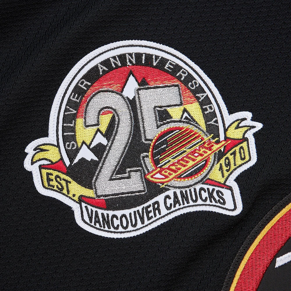 Men's Mitchell & Ness Trevor Linden Black Vancouver Canucks 1994/95 Captain Patch Power Play Throwback Jersey