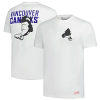 Men's Mitchell & Ness  White Vancouver Canucks Plush Doll T-Shirt