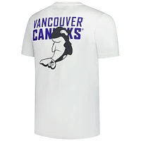 Men's Mitchell & Ness  White Vancouver Canucks Plush Doll T-Shirt