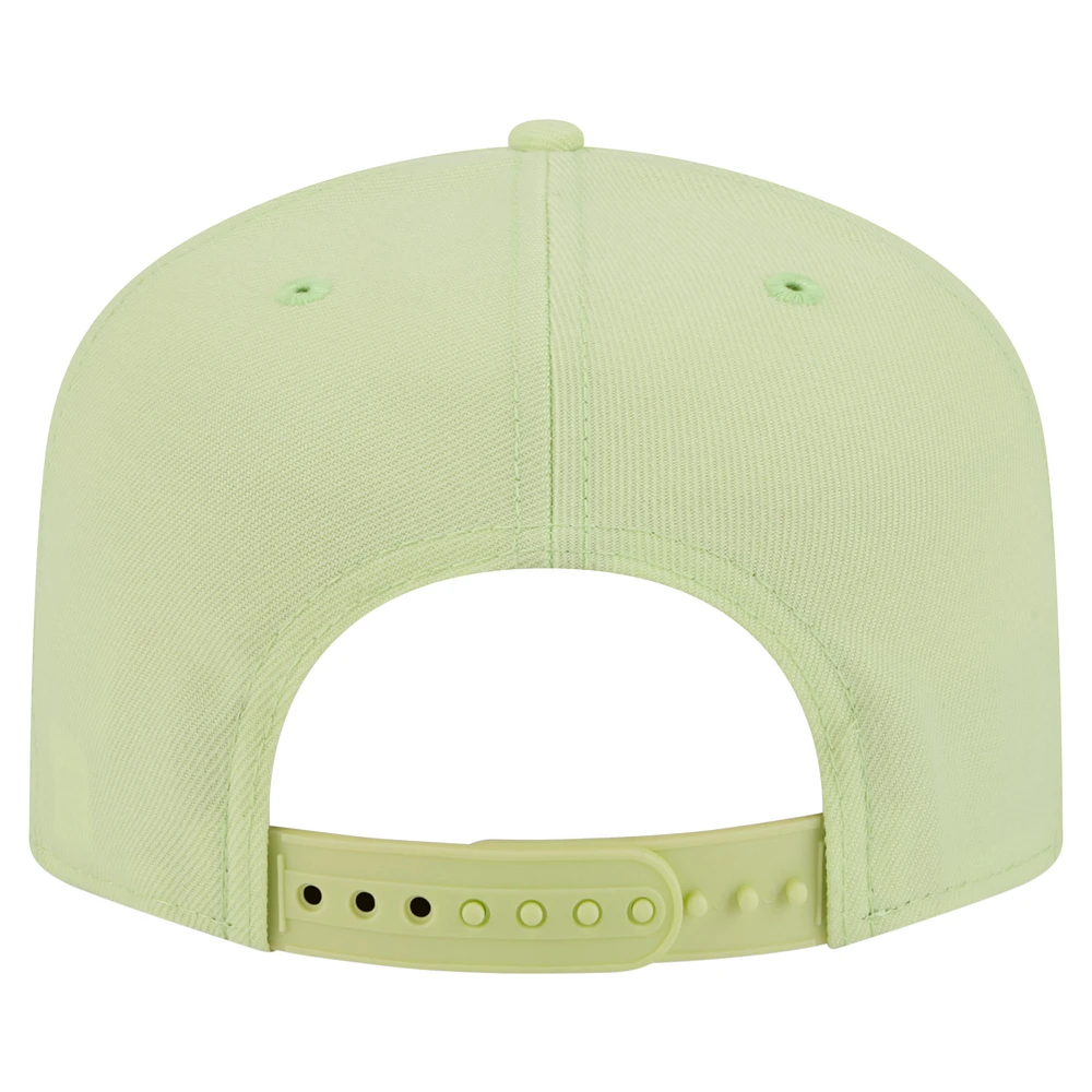 Casquette ajustable 9FIFTY ton sur ton en forme de A des Canucks de Vancouver de New Era pour homme, vert clair