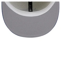 Casquette ajustée bicolore chromée 59FIFTY blanche des Vancouver Canucks de New Era pour homme