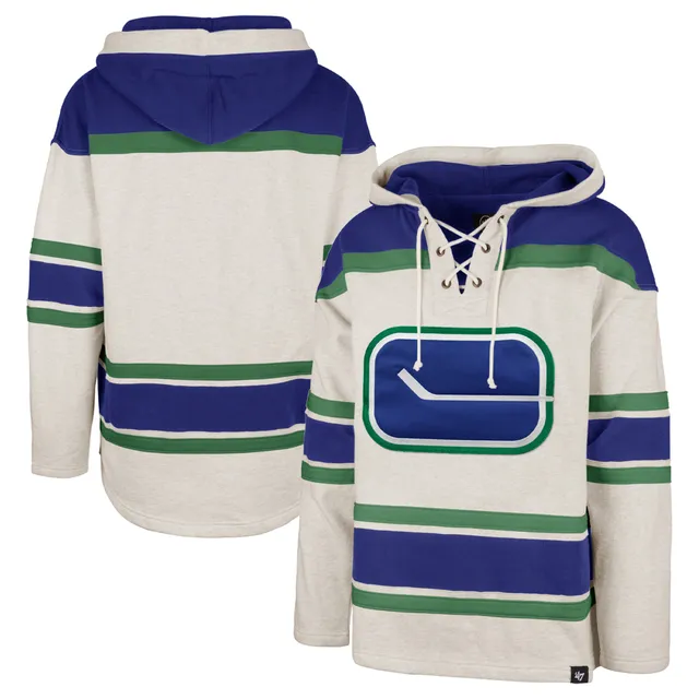 Hartford Whalers '47 Heritage Superior Lacer Pullover Hoodie - Green