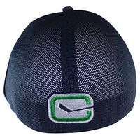 Men's American Needle Heather Navy Vancouver Canucks Flex Hat