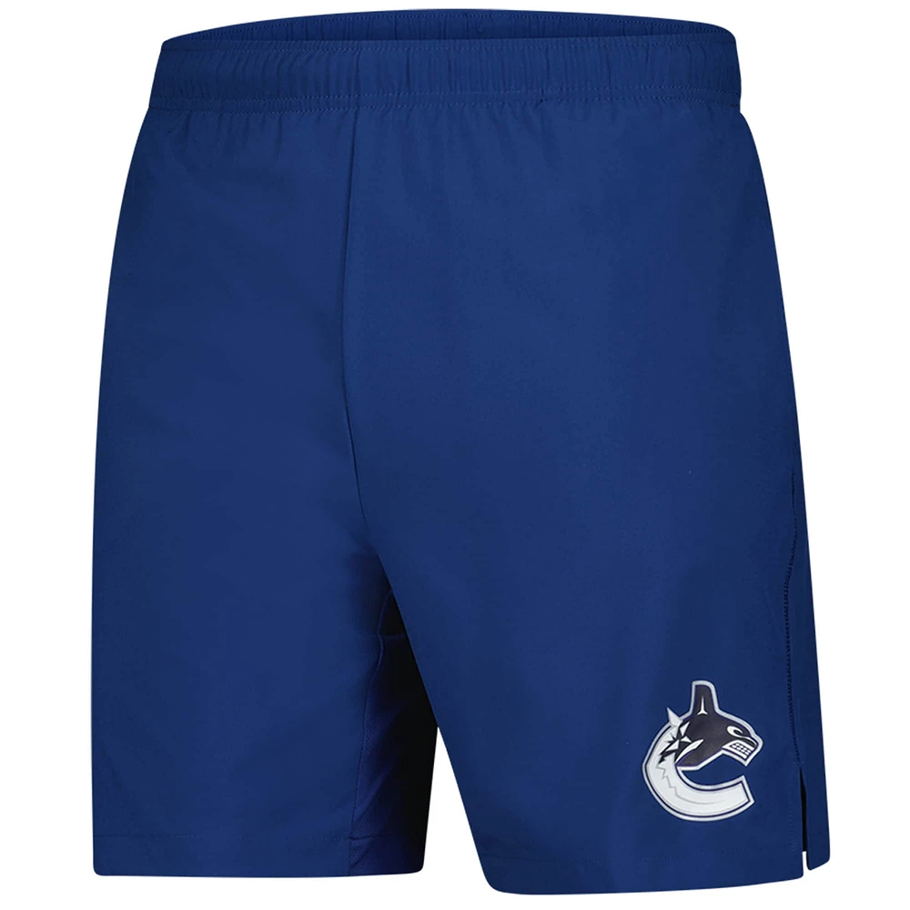 Men's Fanatics Blue Vancouver Canucks Authentic Pro Performance Shorts