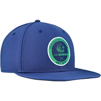 Men's Fanatics Blue Vancouver Canucks Authentic Pro Training Camp Snapback Hat