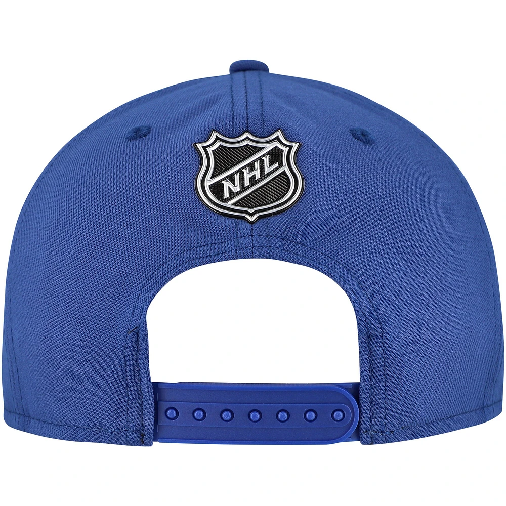 Men's Fanatics Blue Vancouver Canucks Authentic Pro Training Camp Snapback Hat