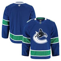 Maillot authentique Pro à domicile bleu Fanatics pour homme des Vancouver Canucks