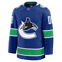 Men's Fanatics Blue Vancouver Canucks Home Premium Custom Jersey