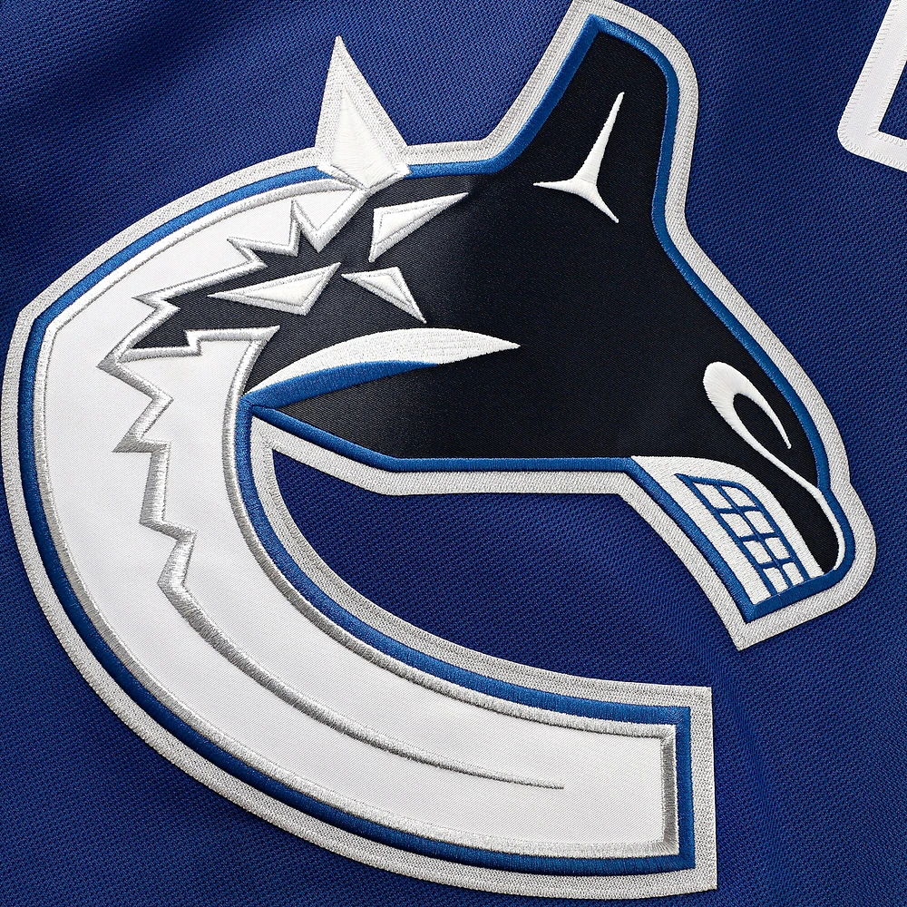 Men's Fanatics  Blue Vancouver Canucks Home Premium Jersey