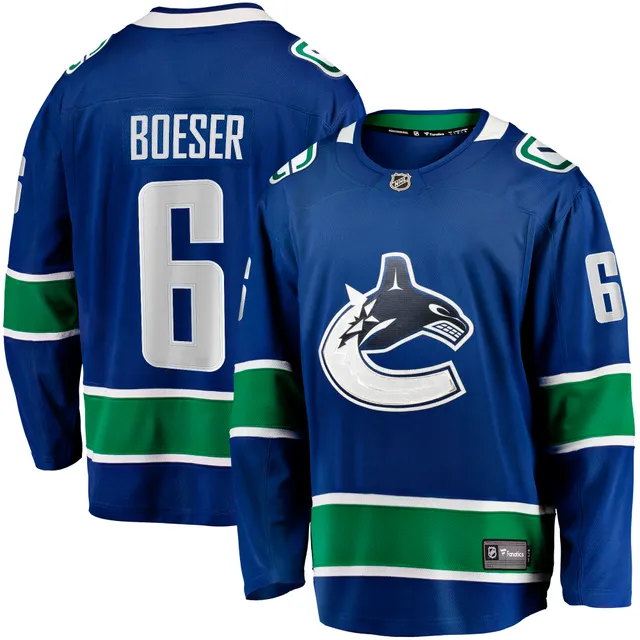 Men's Fanatics Branded Black Vancouver Canucks Premier Breakaway Heritage Jersey