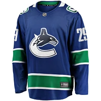 Men's Fanatics Marcus Pettersson Blue Vancouver Canucks Home Breakaway Jersey