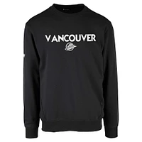 Men's Levelwear  Black Vancouver Canucks Zane City Capsule Pullover Sweatshirt