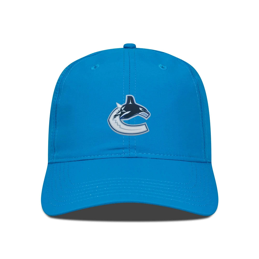 Men's Levelwear Blue Vancouver Canucks Crest Adjustable Hat