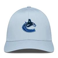 Casquette Zeta Insignia Core Flex grise pour homme des Vancouver Canucks de Levelwear