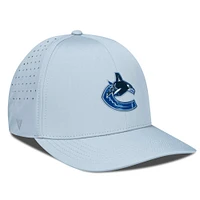 Casquette Zeta Insignia Core Flex grise pour homme des Vancouver Canucks de Levelwear