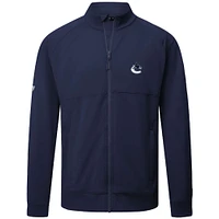 Veste à glissière intégrale Insignia Core bleu marine pour homme de Levelwear Vancouver Canucks