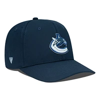 Casquette Rise Flex bleu marine pour homme des Vancouver Canucks de Levelwear