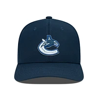 Casquette Rise Flex bleu marine pour homme des Vancouver Canucks de Levelwear