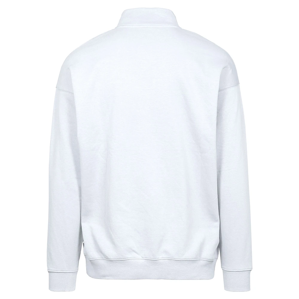 Men's Levelwear  White Vancouver Canucks Murray City Capsule Quarter-Zip Sweatshirt