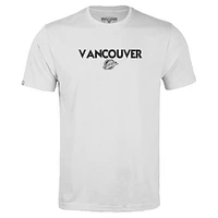 T-shirt Richmond City Capsule blanc pour homme des Vancouver Canucks de Levelwear