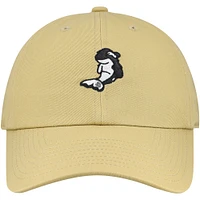 Men's Mitchell & Ness  Tan Vancouver Canucks Plush Doll Adjustable Dad Hat